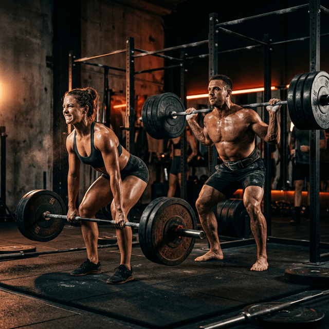 Entrenamiento personal en el gimnasio