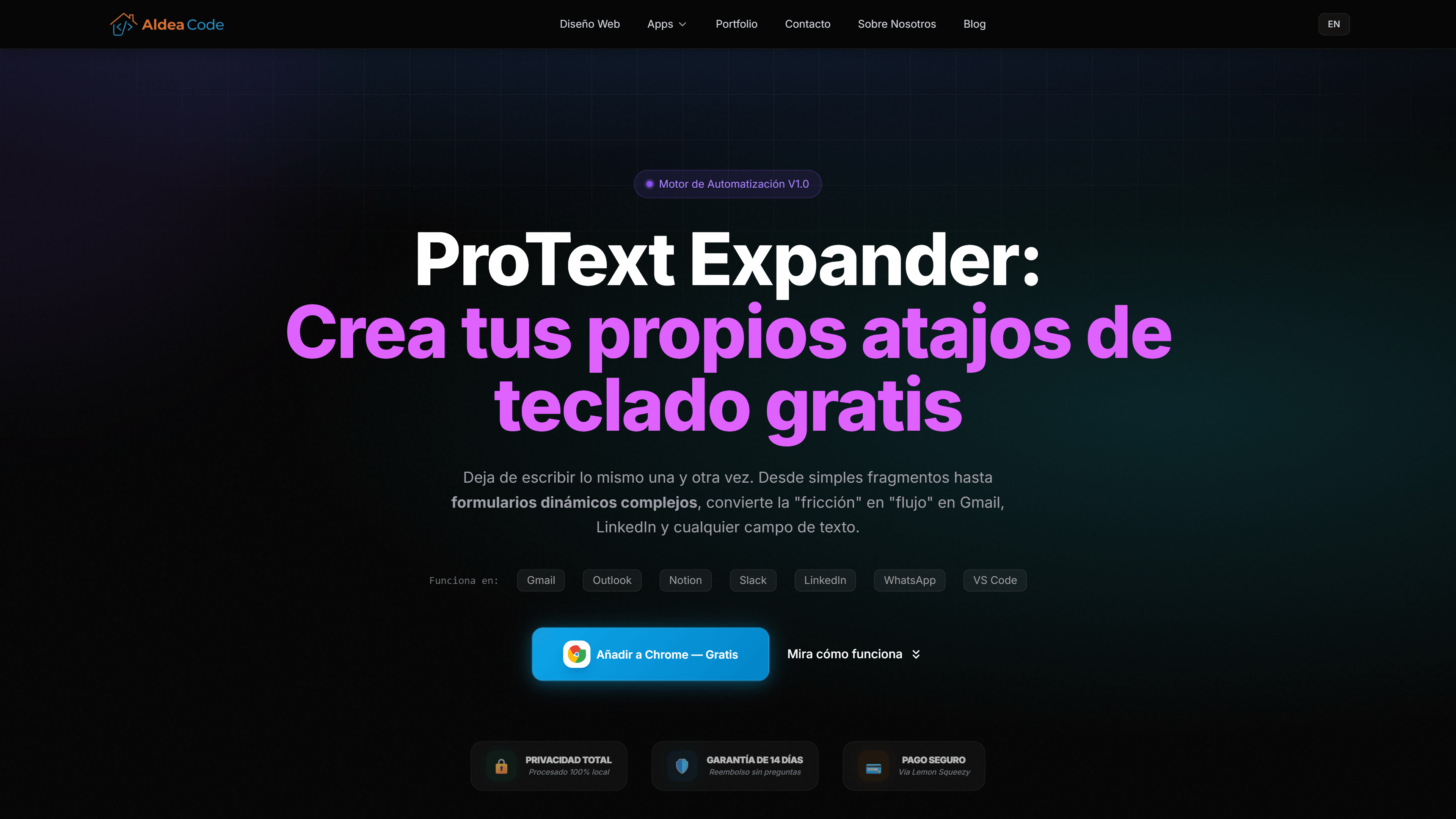 ProText Expander Interface